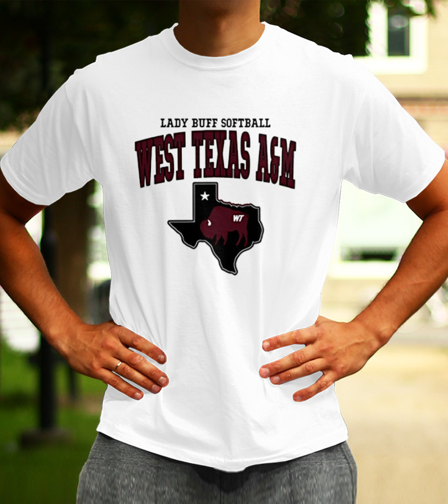Lady Buff Softball West Texas A&M WT Buffalo T-Shirt