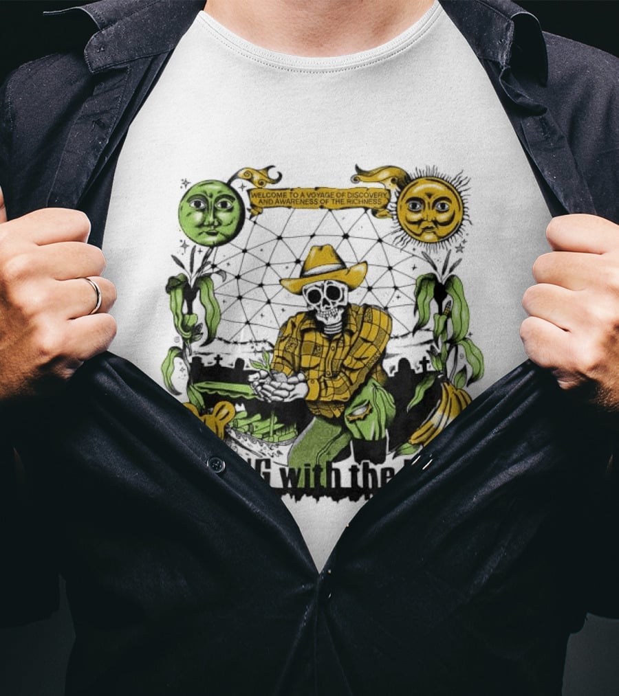 Living With The Land Welcome To A Voyage Of Discovery And Awareness Of The Richness T-Shirt