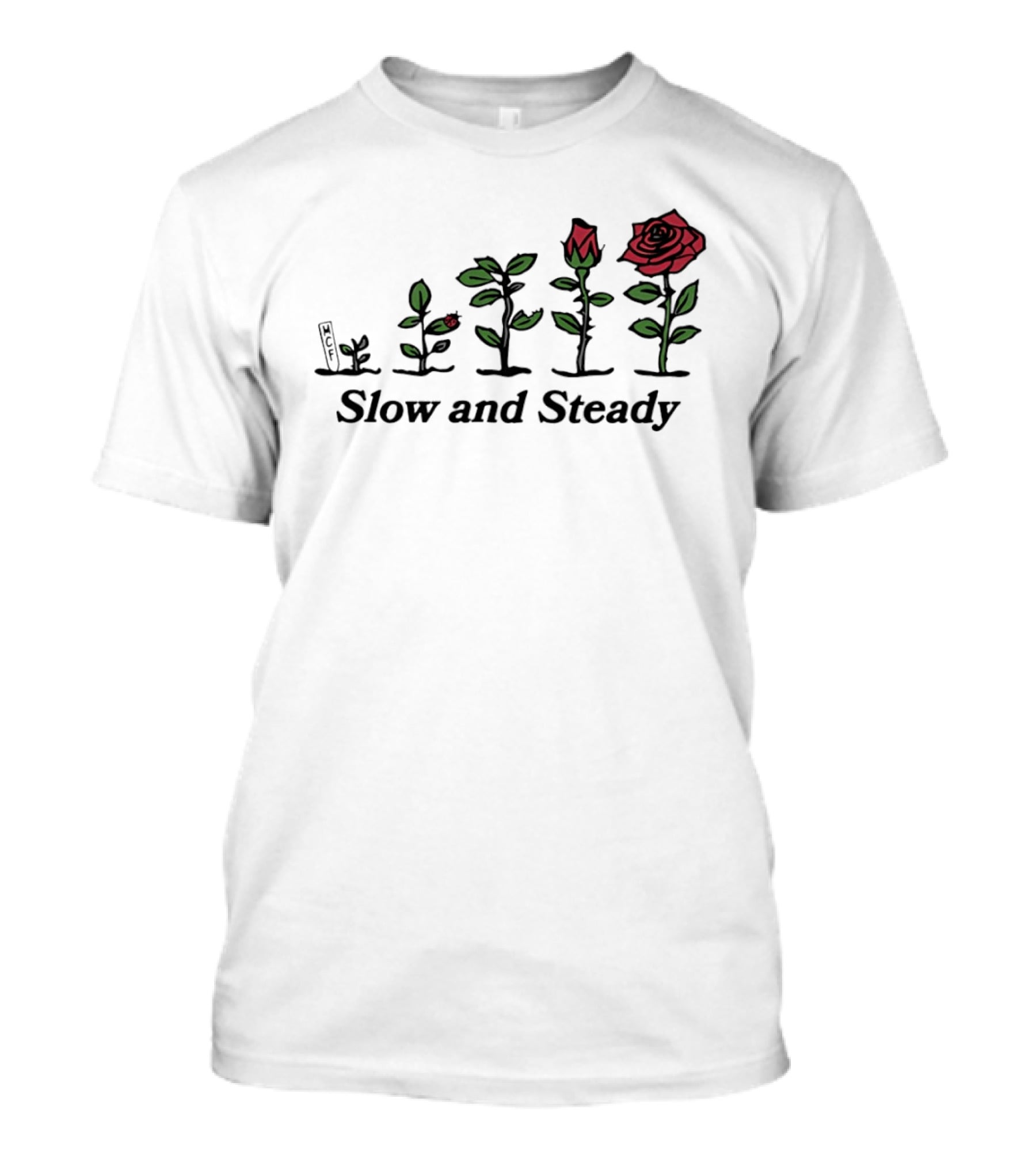 MCF Rose Growth Journey Slow And Steady Progression T-Shirt