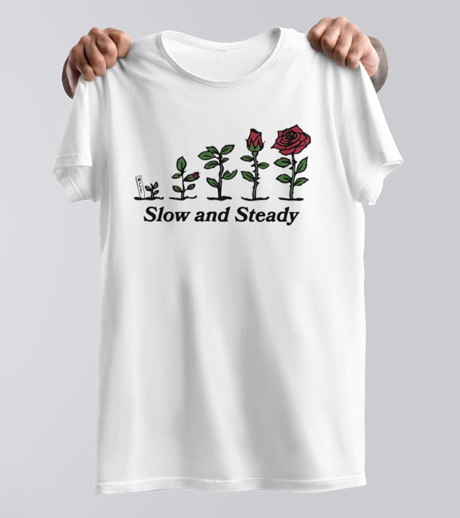 MCF Rose Growth Journey Slow And Steady Progression T-Shirt