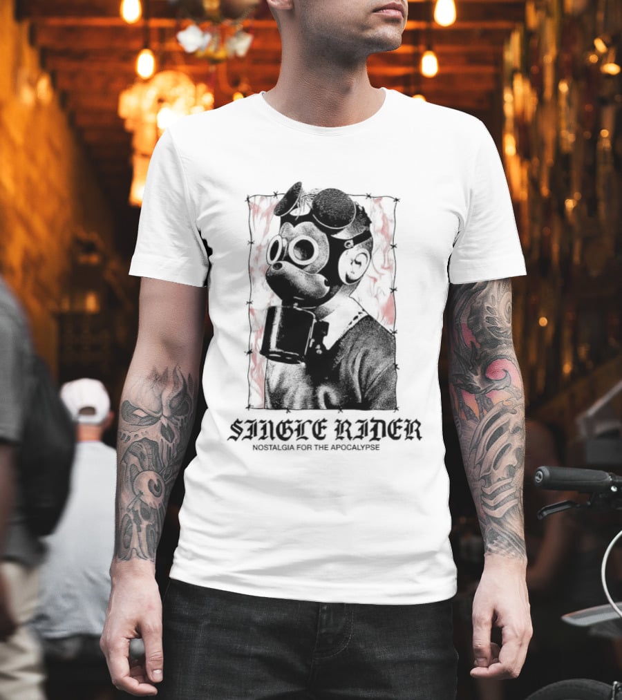 Smoke Rides Walt Disney's Gas Mask Nostalgia For The Apocalypse Halloween T-Shirt