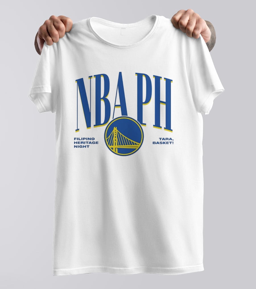 NBA Golden State Warriors Filipino Heritage Night Tara Basket T-Shirt