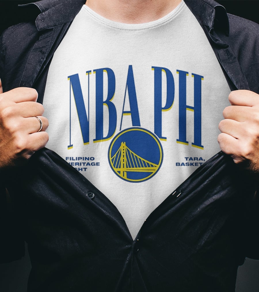 NBA Golden State Warriors Filipino Heritage Night Tara Basket T-Shirt