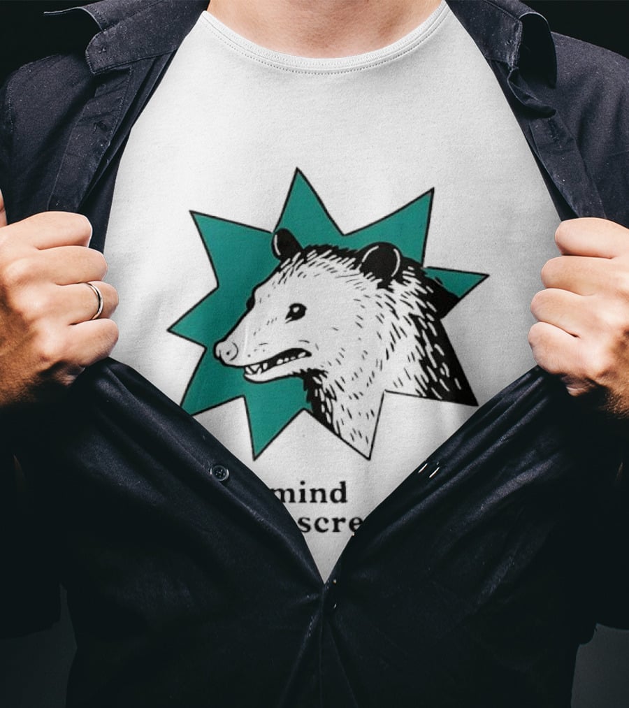 Y'all Mind If I Scream Anxiety Introvert Opossum T-Shirt