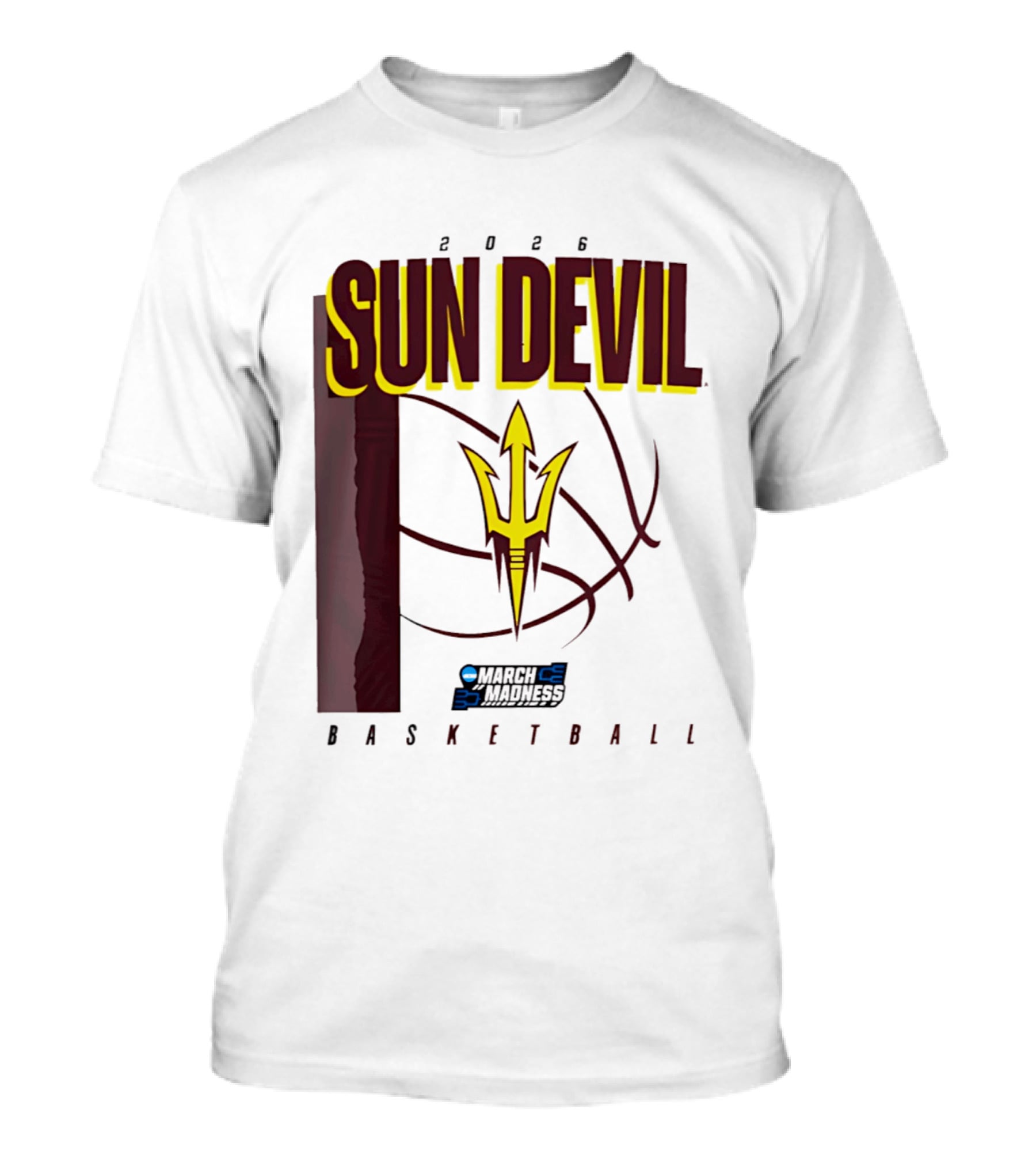 Arizona State Sun Devil Basketball March Madness 2026 T-Shirt
