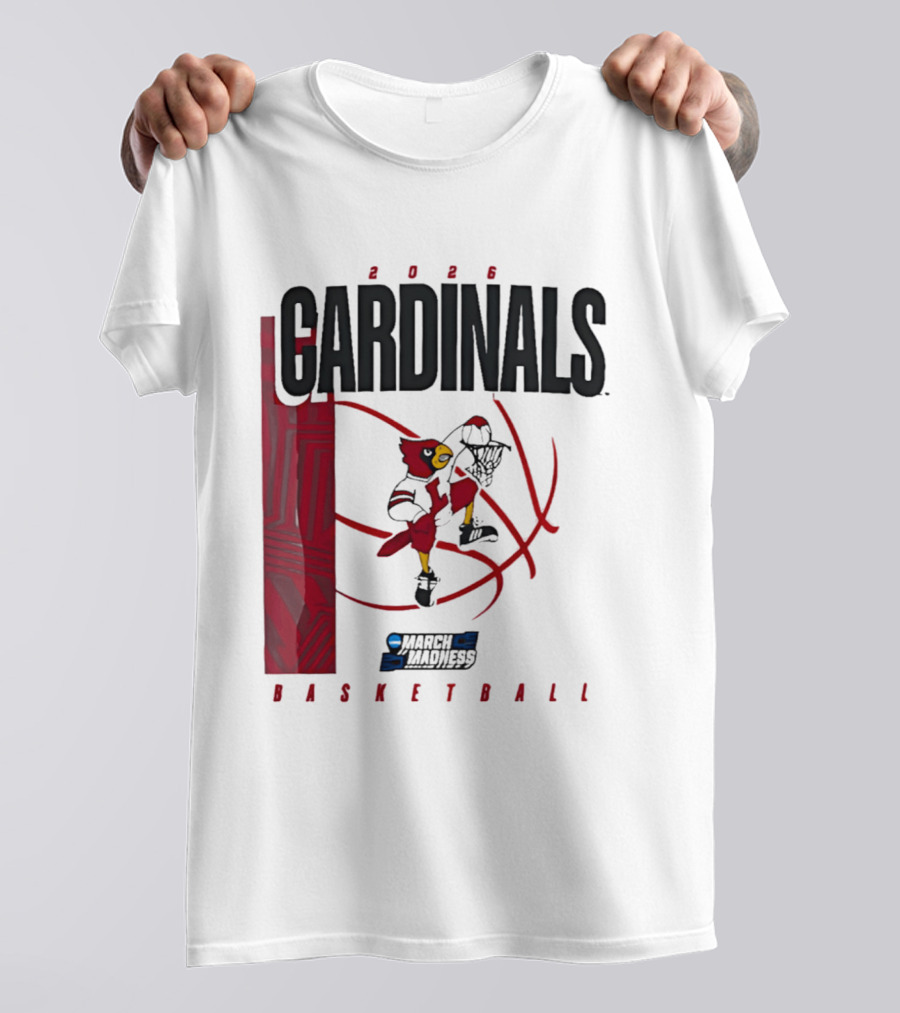 2026 Cardinals March Madness Basketball NCAA T-Shirt