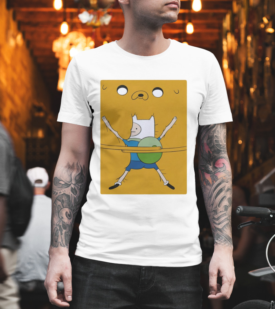 Adventure Time Finn And Jake Bro Hug T-Shirt