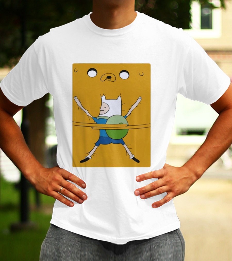 Adventure Time Finn And Jake Bro Hug T-Shirt