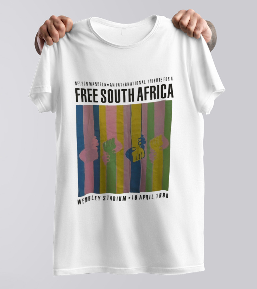 Nelson Mandela An International Tribute For A Free South Africa Wembley Stadium 10 April 1990 T-Shirt