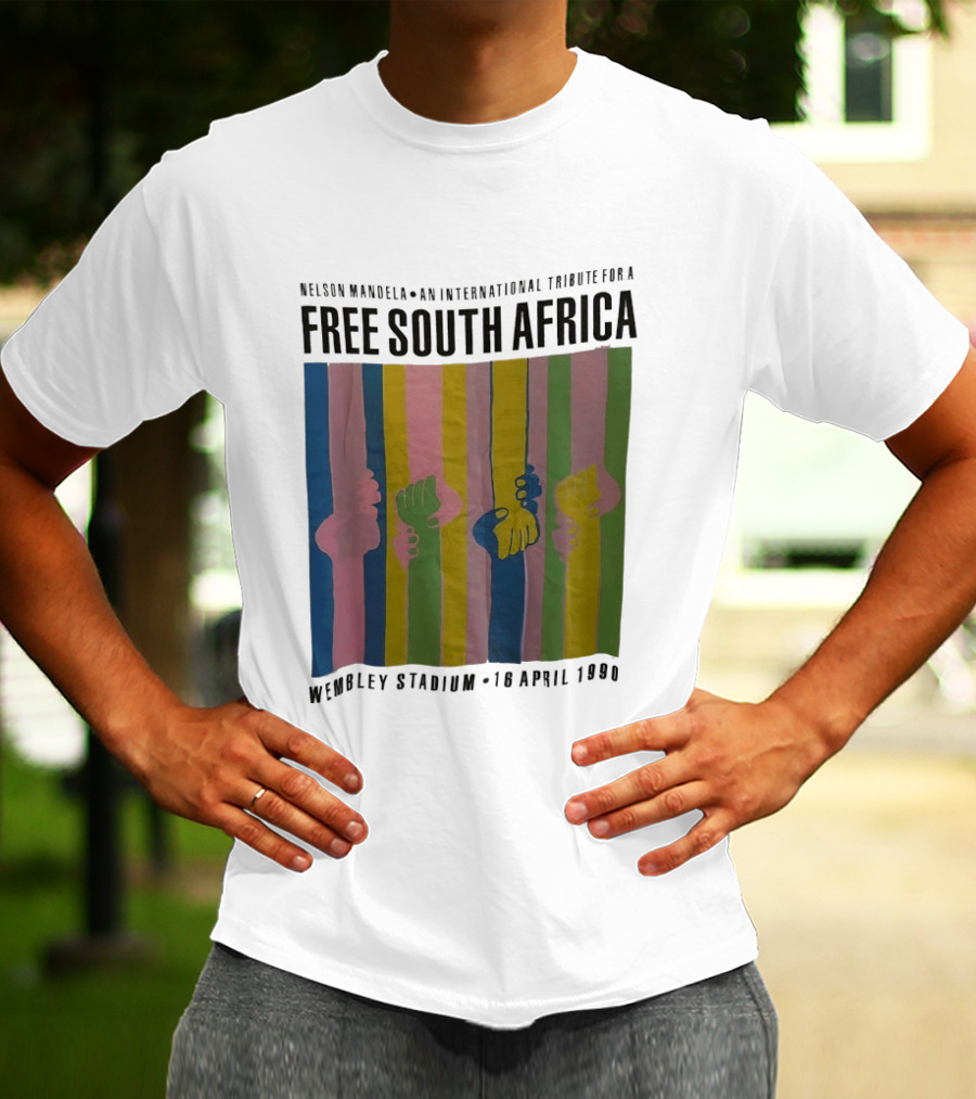 Nelson Mandela An International Tribute For A Free South Africa Wembley Stadium 10 April 1990 T-Shirt