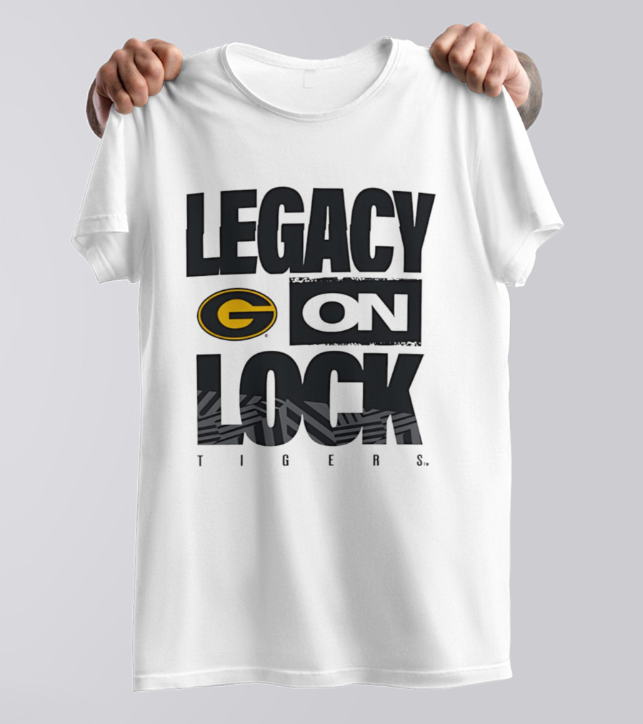 Grambling Tigers Legacy On Lock 2026 March Madness T-Shirt