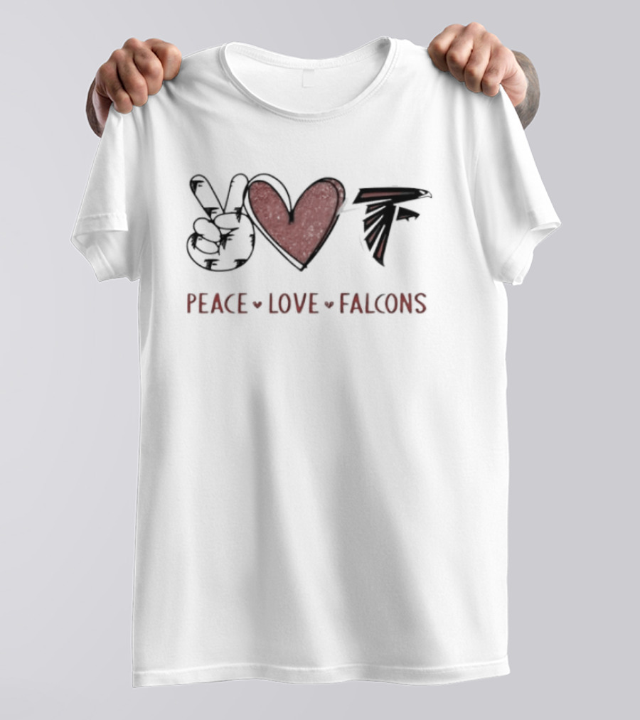 Peace Love Atlanta Falcons T-Shirt