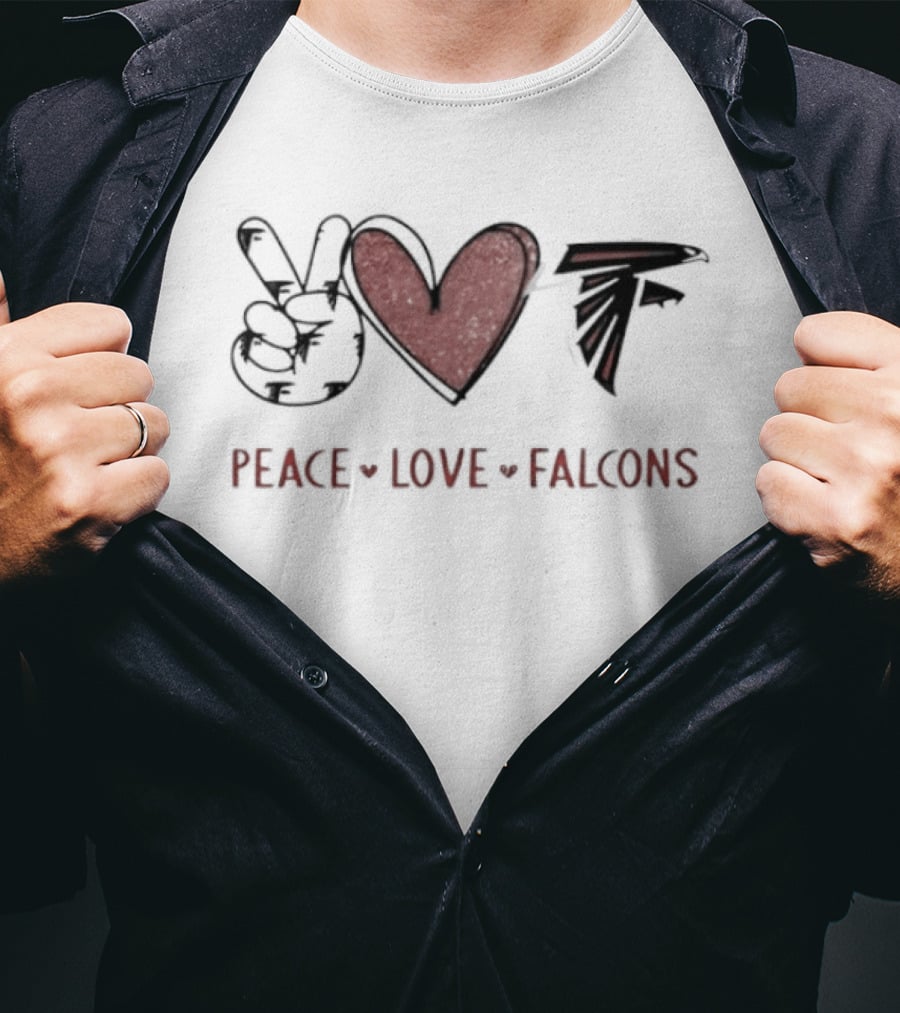 Peace Love Atlanta Falcons T-Shirt