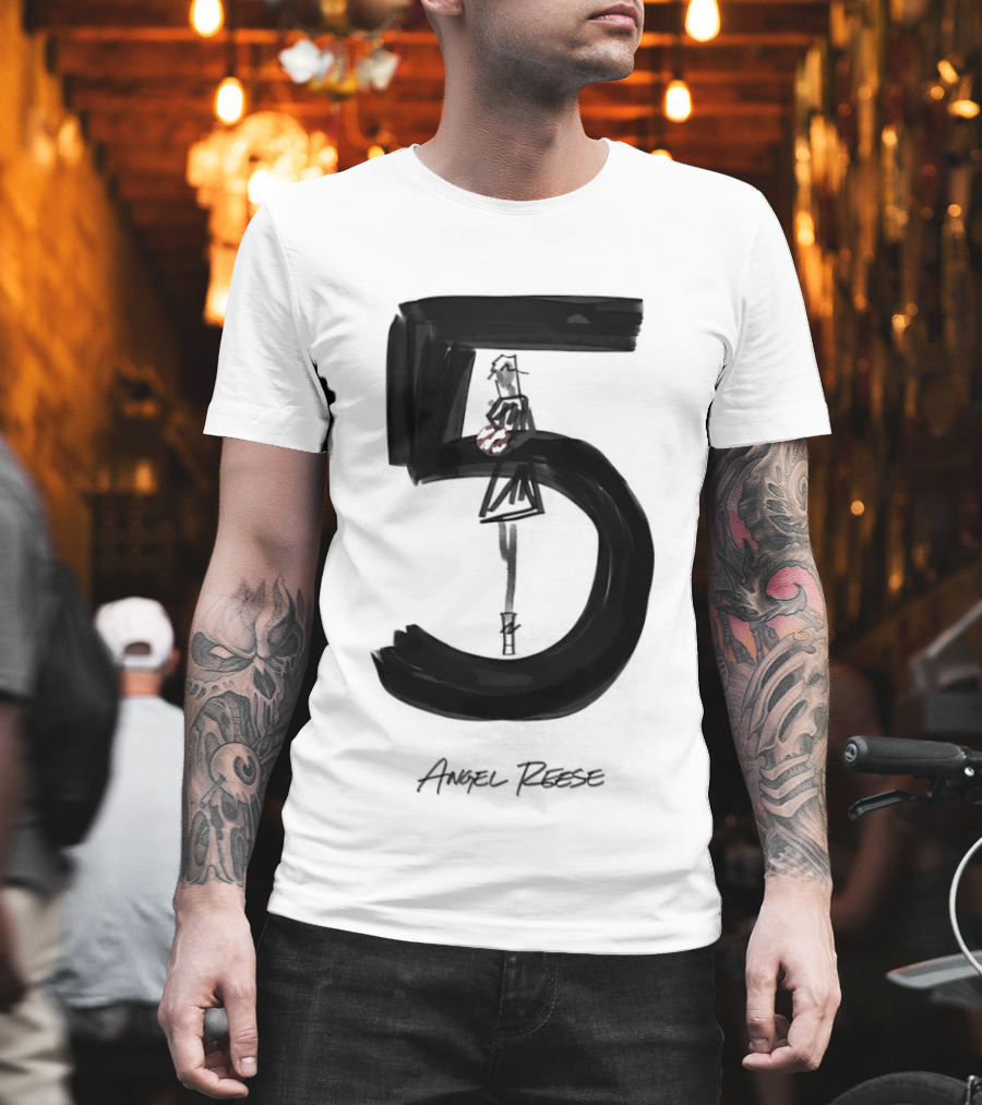 Angel Reese 5 Chicago Sky Basketball T-Shirt