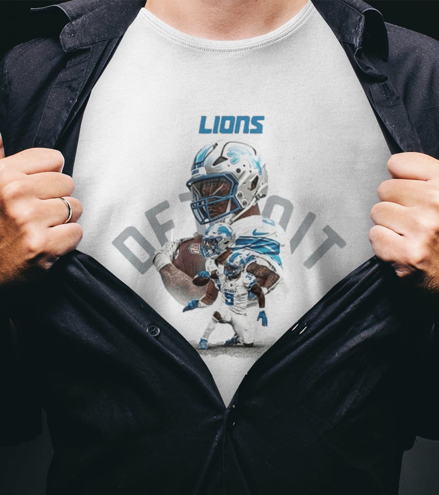 Detroit Lions David Montgomery Tribute 2026 T-Shirt