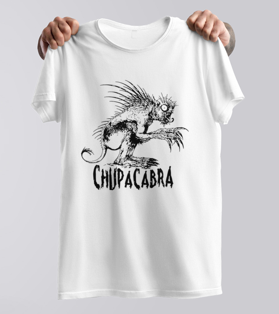 El Chupacabra Creature Beast From Aliens Movie Monster Figure T-Shirt