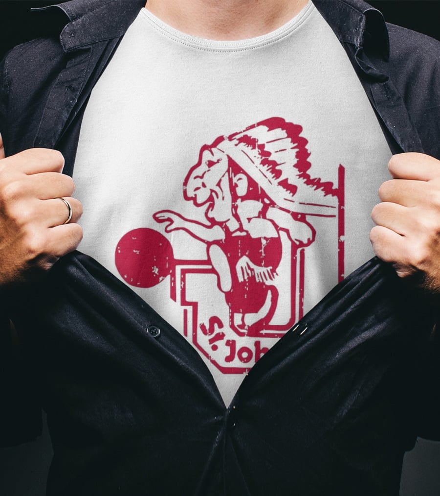 St John's University 1974 1988 Basketball T-Shirt