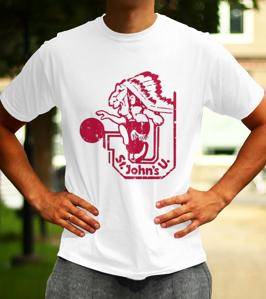 St John's University 1974 1988 Basketball T-Shirt