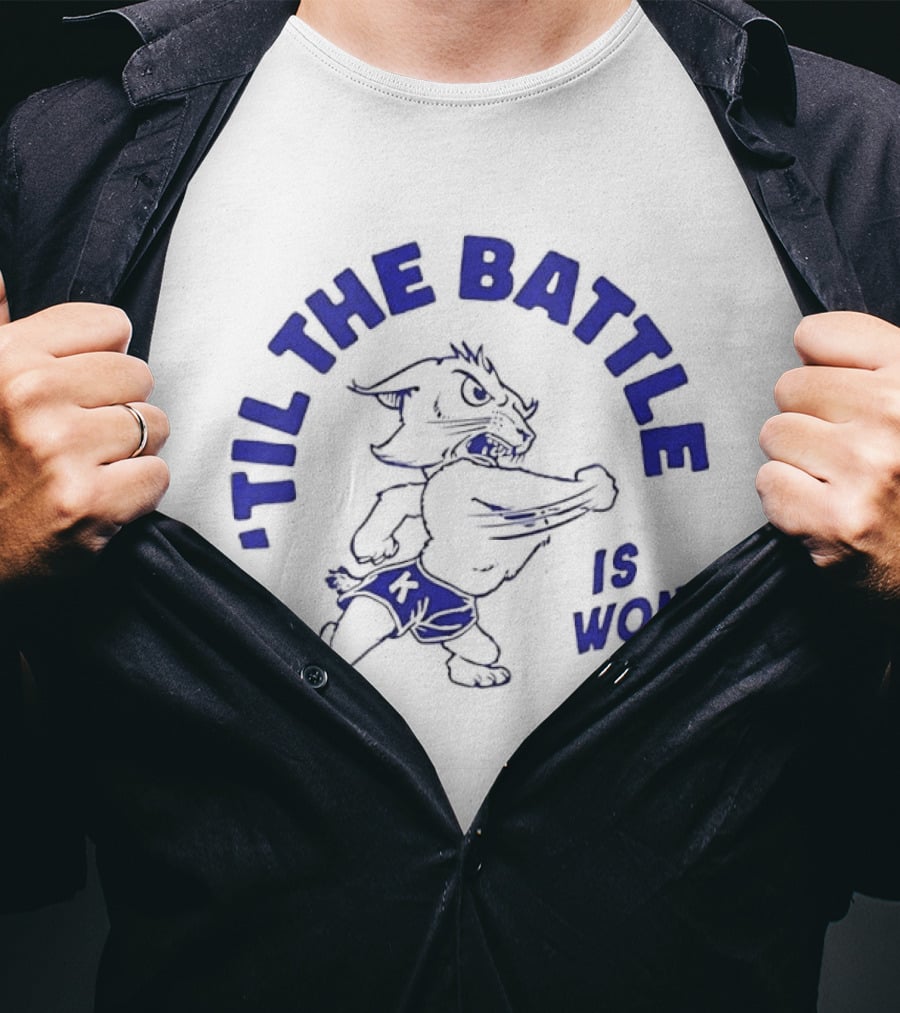 Til The Battle Is Won Fierce Mascot 2026 T-Shirt