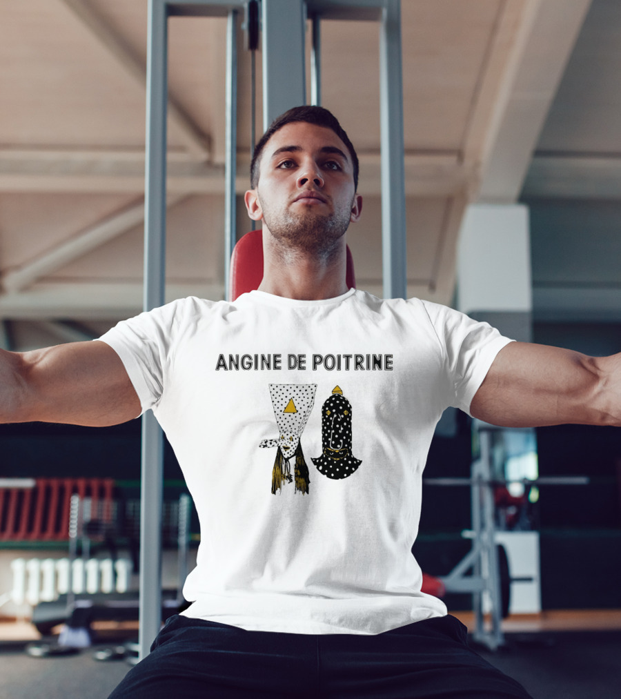 Angine De Poitrine Triangle And Polka Dot T-Shirt