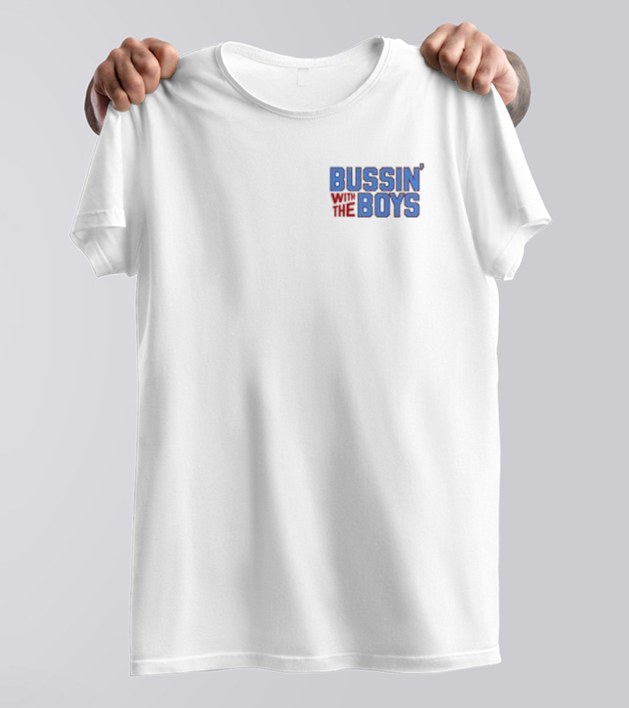 Bussin With The Boys Nashville Football Fans T-Shirt