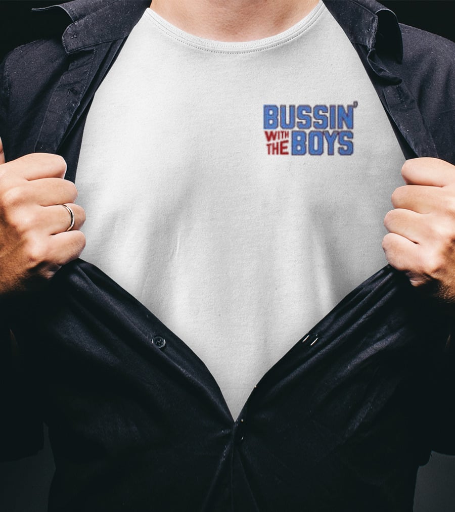 Bussin With The Boys Nashville Football Fans T-Shirt