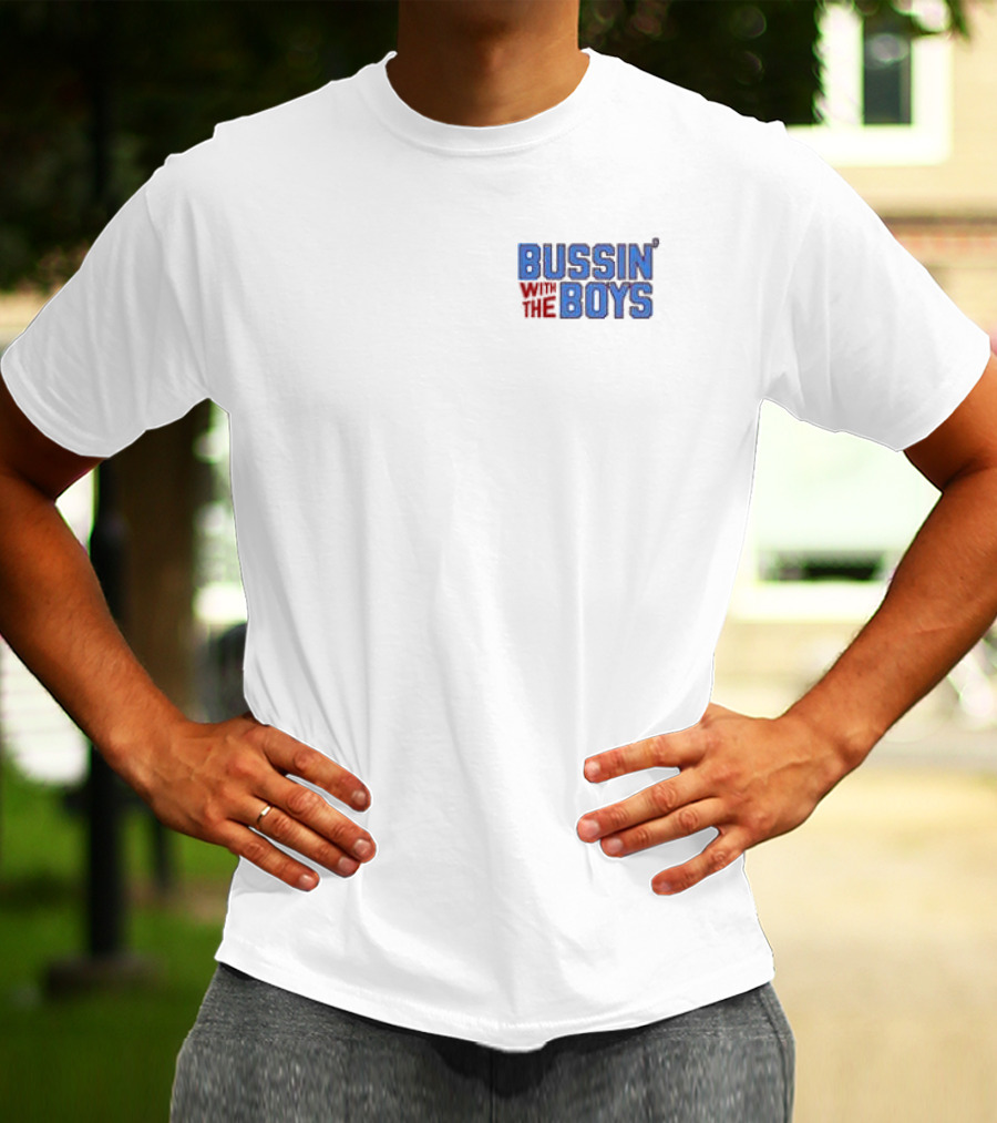 Bussin With The Boys Nashville Football Fans T-Shirt