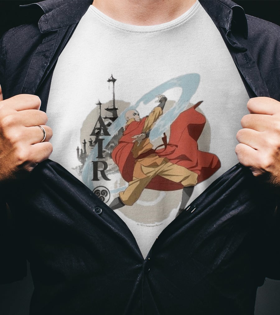 Complex Pop Avatar The Last Airbender First Look Aang Airbending T-Shirt