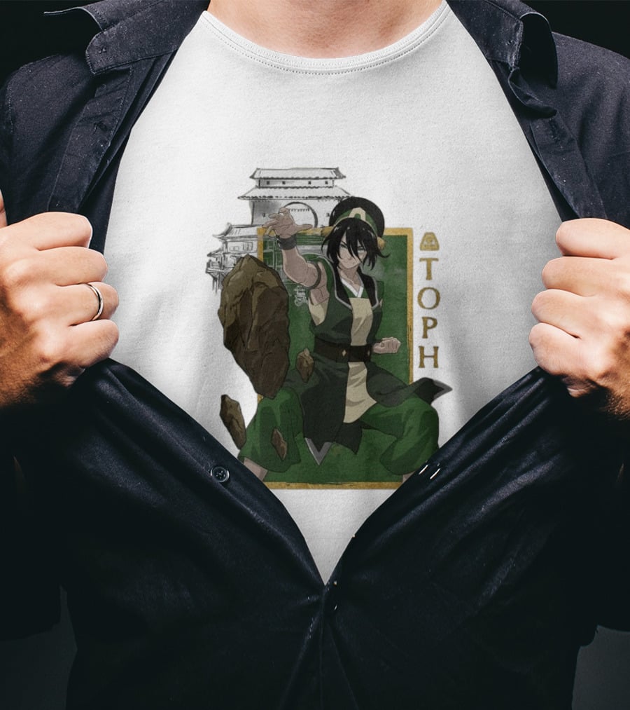Complex Pop Avatar The Last Airbender Toph Earthbending Scene T-Shirt
