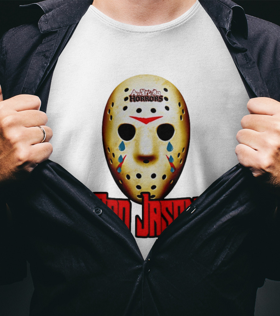 Astros Horrors Sad Jason Voorhees Mask Baseball Tears T-Shirt