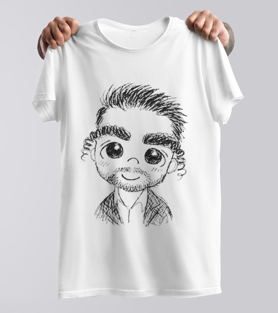 Ben Shapiro Cartoon Eyebrows Comic T-Shirt