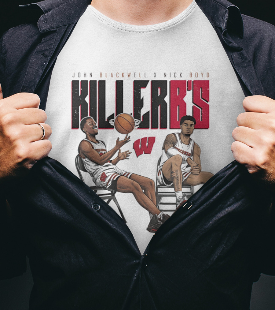 John Blackwell Nick Boyd Wisconsin Killer B's Basketball Duo T-Shirt