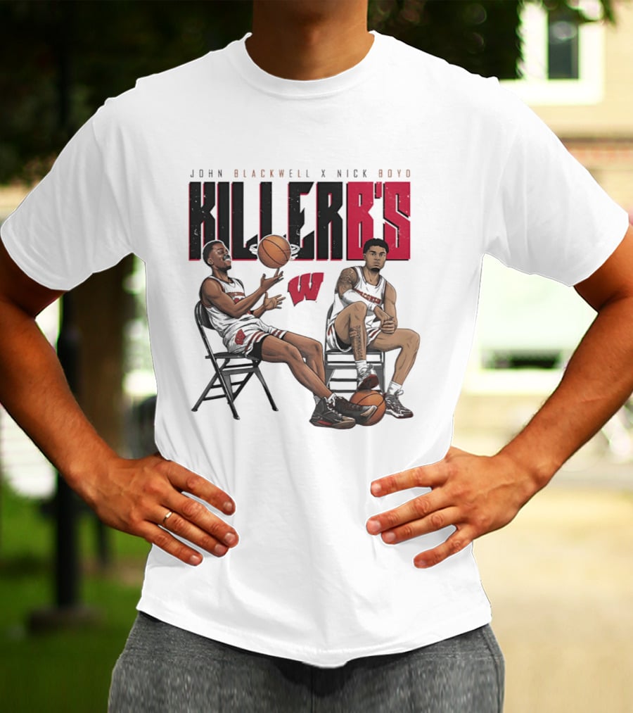 John Blackwell Nick Boyd Wisconsin Killer B's Basketball Duo T-Shirt
