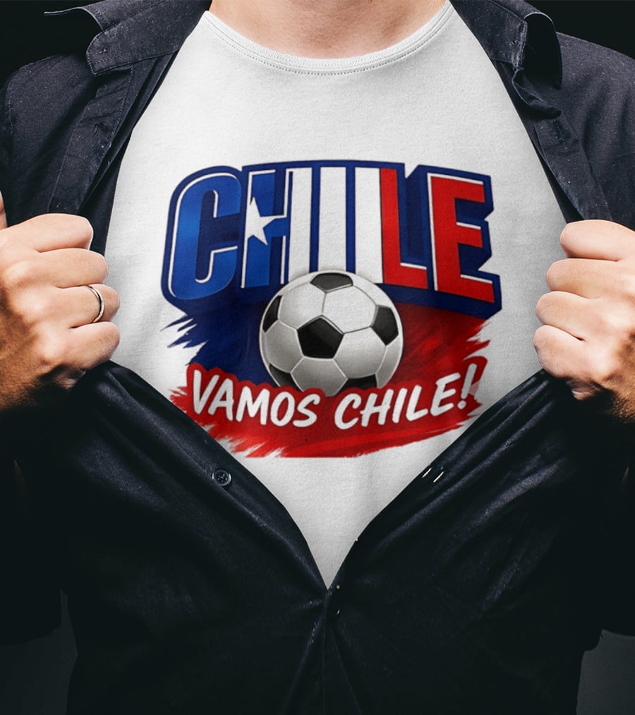 Chile Vamos Chile Soccer Enthusiast Spirit T-Shirt