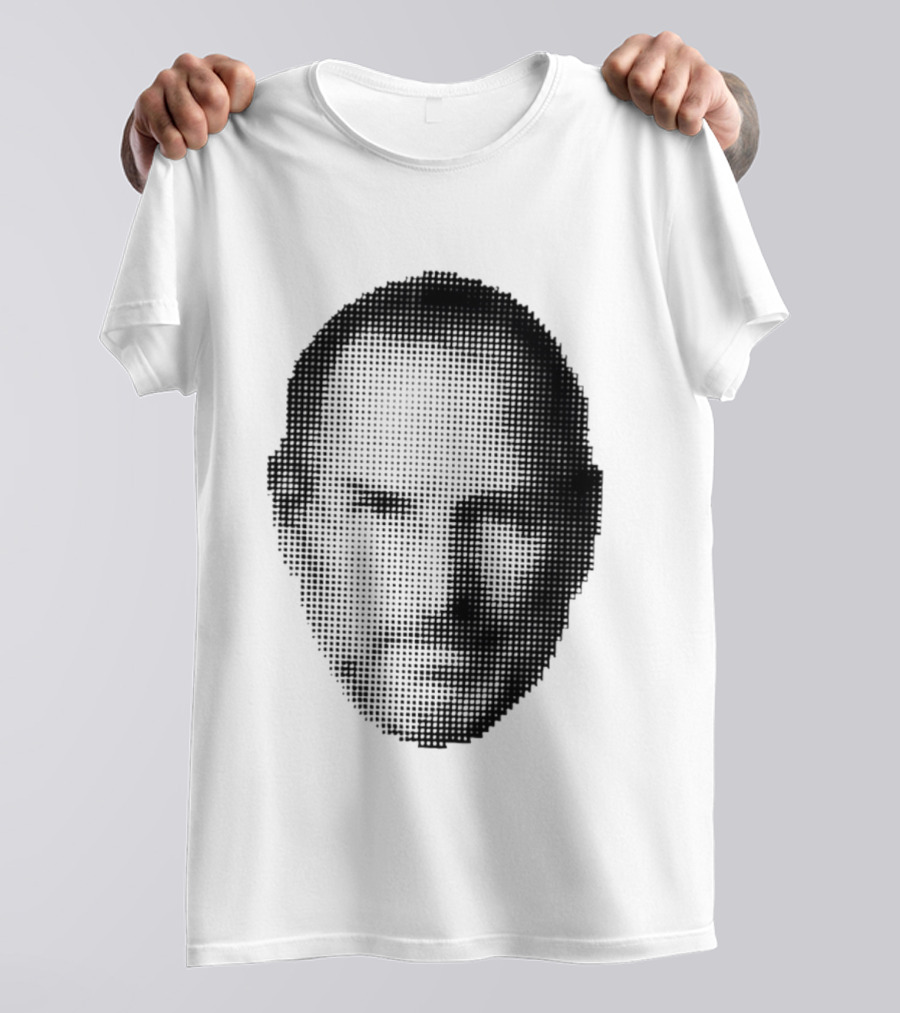 Thinking Differently Steve Jobs Portrait Dot Matrix T-Shirt