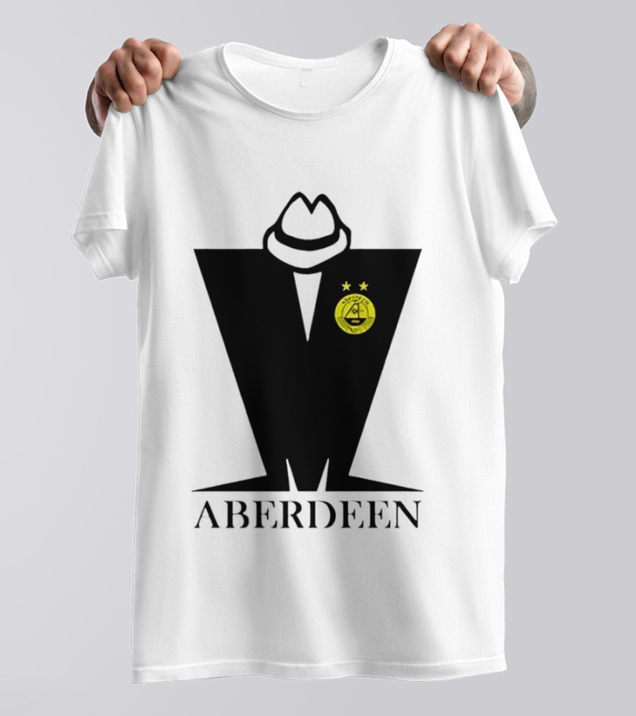 Nutty M Aberdeen FC Football Badge Fedora T-Shirt