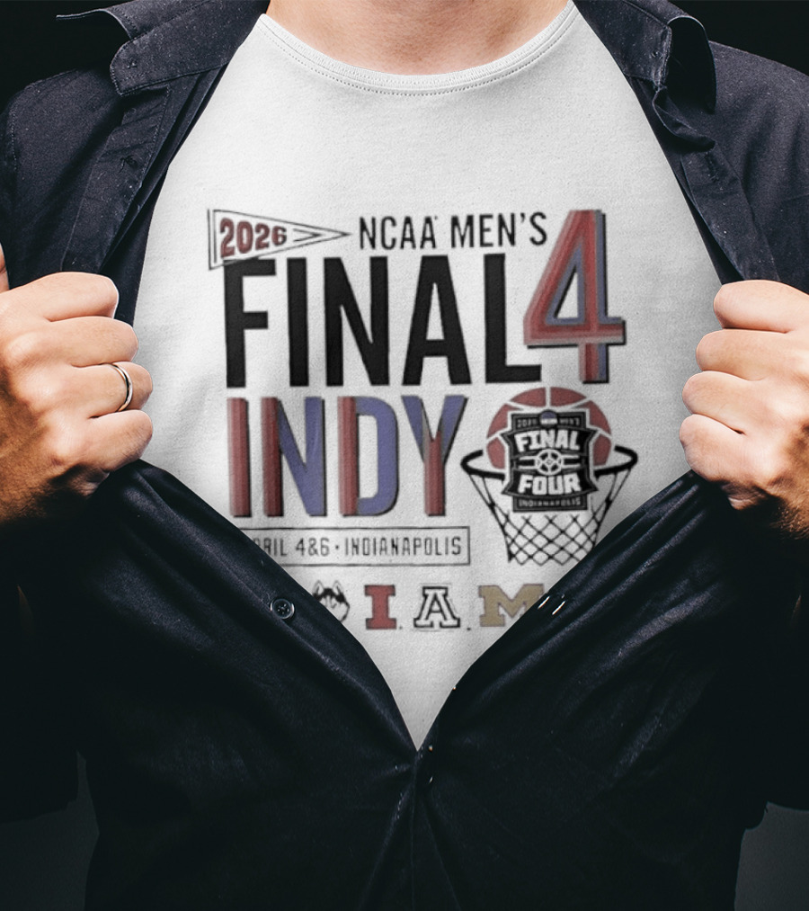 2026 NCAA Men's Final Four Indy Basketball Team Tournament IAM T-Shirt