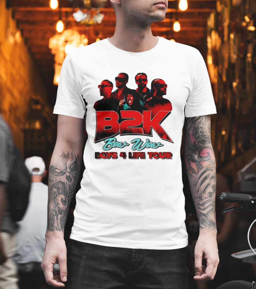 B2K Bow Wow Boys 4 Life Tour 2026 Concert T-Shirt