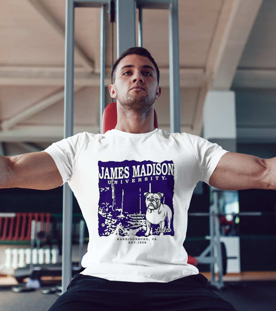 James Madison University Dukes Harrisonburg VA Est 1908 Bulldog T-Shirt