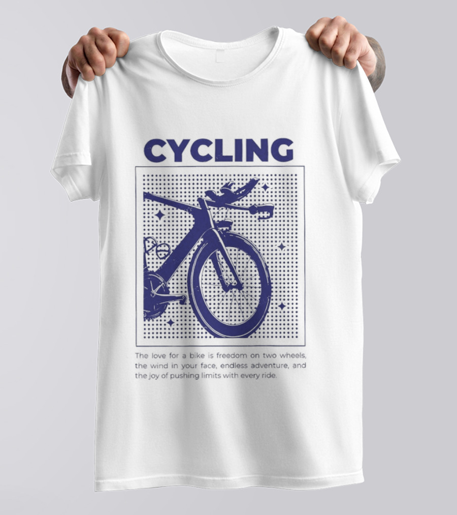 Cycling The Love For A Bike Freedom On Two Wheels Wind In Your Face Endless Adventure T-Shirt