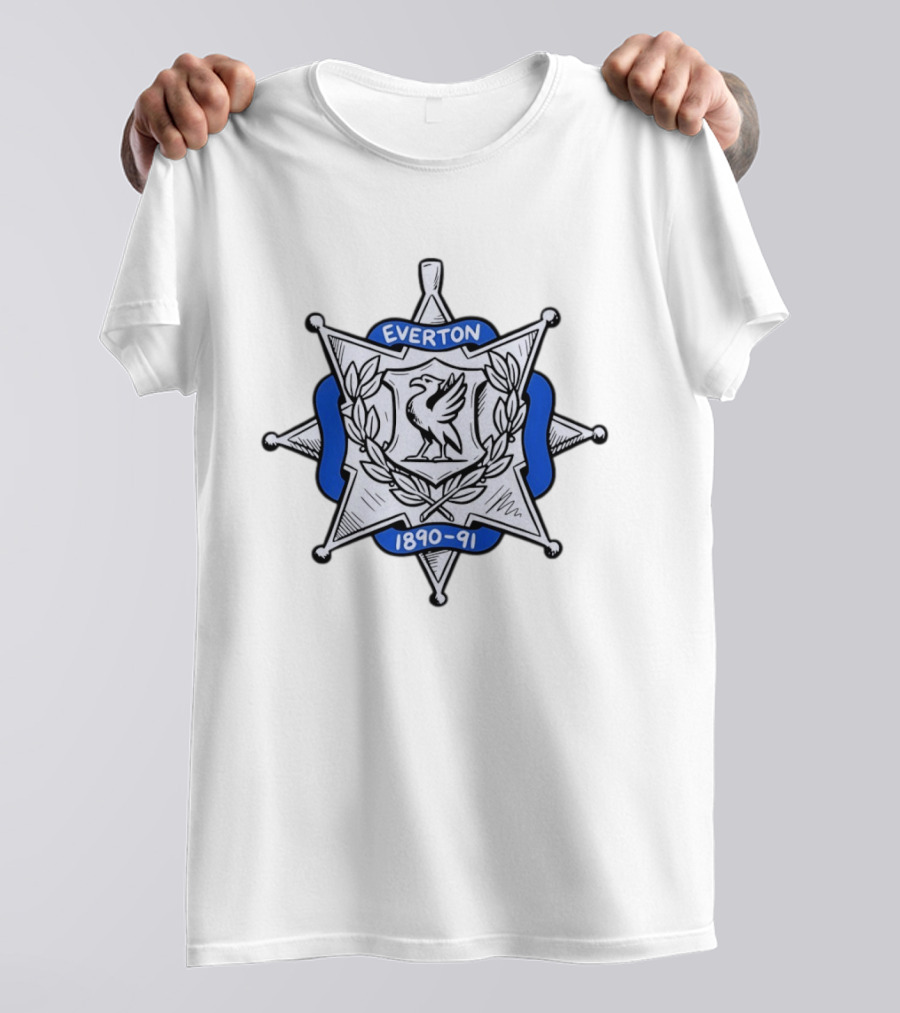 Everton FC 1890 91 Liver Bird T-Shirt