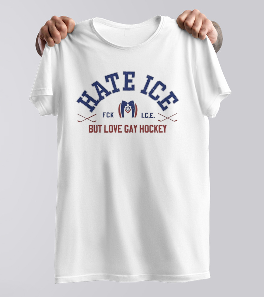 Hate Ice Love Gay Hockey Ilya Rozanov BUF T-Shirt