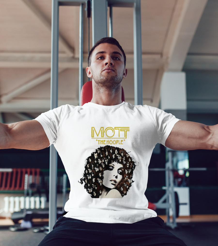 Mott The Hoople Iconic Hair Portrait With Faces T-Shirt