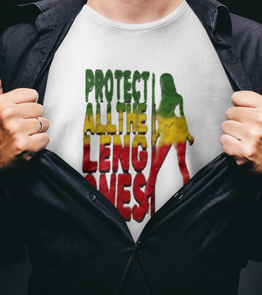 Protect All The Leng Ones Rasta T-Shirt