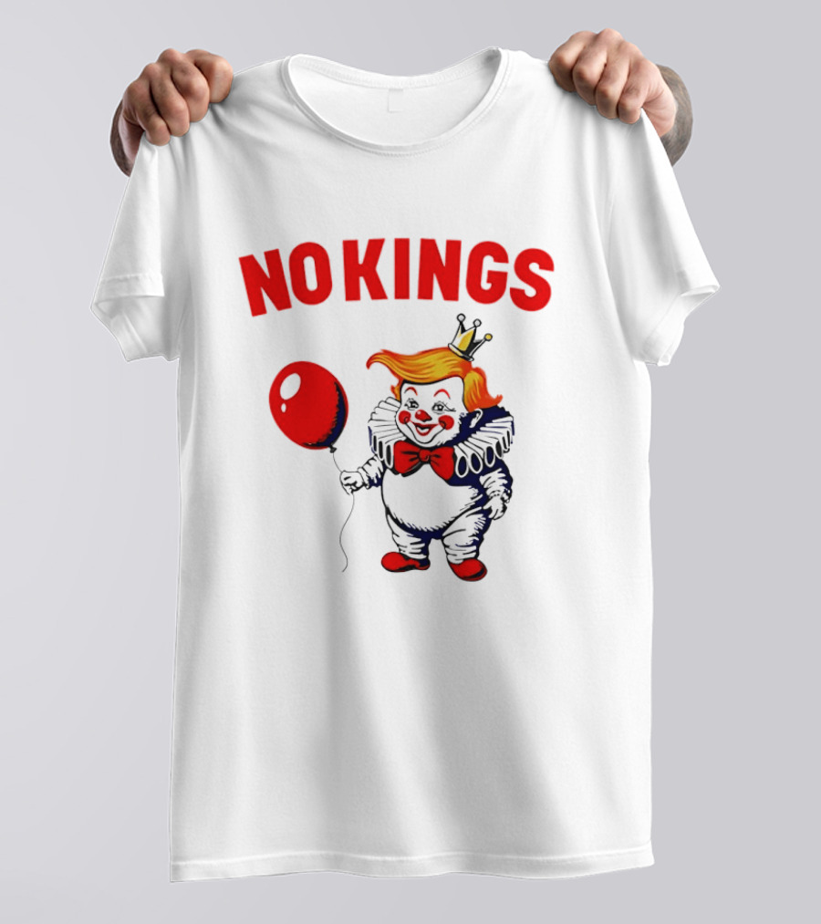 NOKINGS Trump Clown Red Balloon Crown T-Shirt