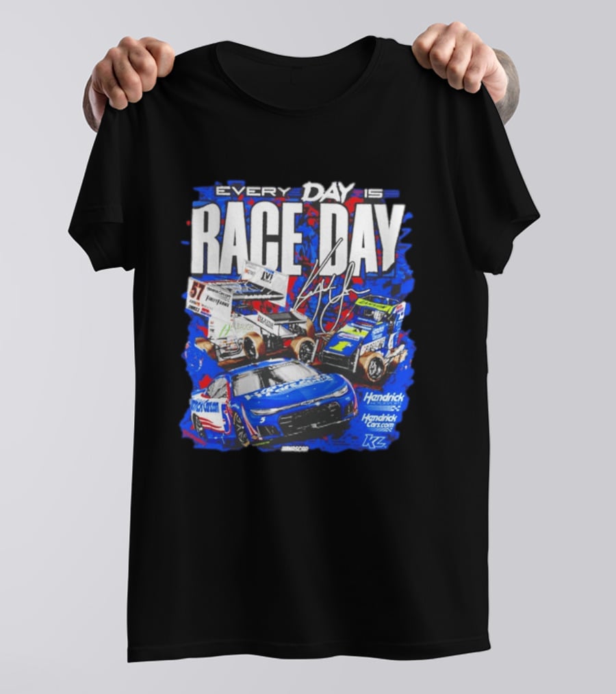 Hendrick Motorsports Every Day Is Race Day NASCAR Car Fans T-Shirt