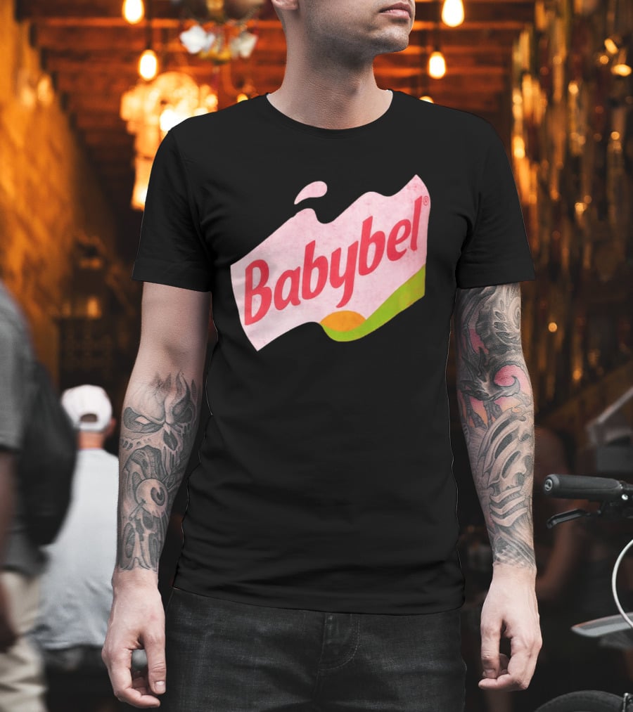 Babybel Snack Cheese Retro Style Branding T-Shirt