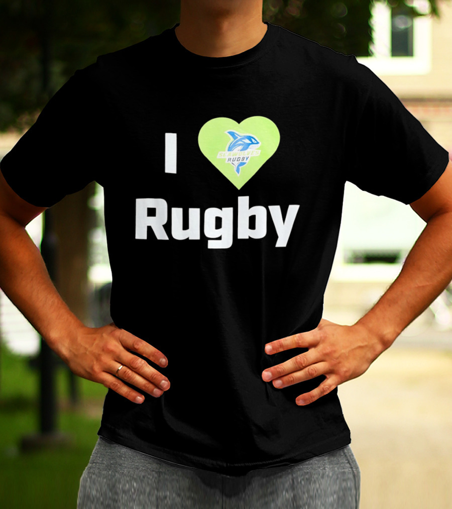 I Love Rugby Seattle Seawolves Heart T-Shirt