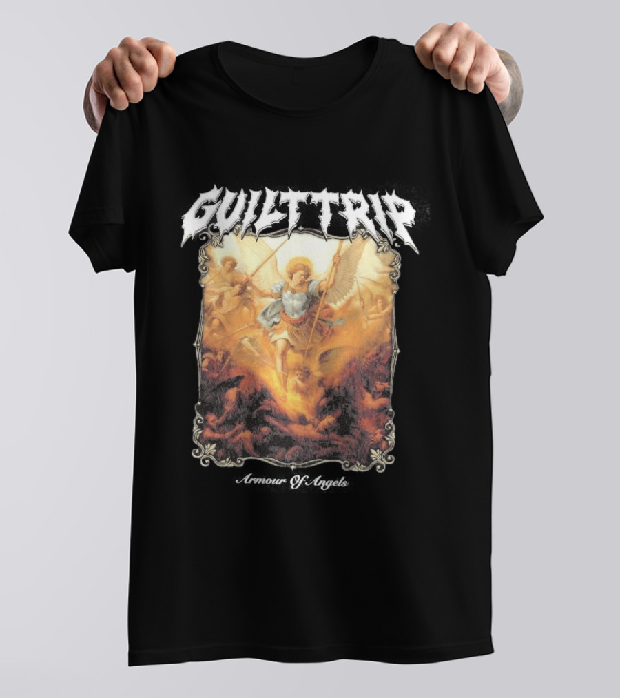Guilt Trip Armour Of Angels Album Bundle Cover Archangel T-Shirt