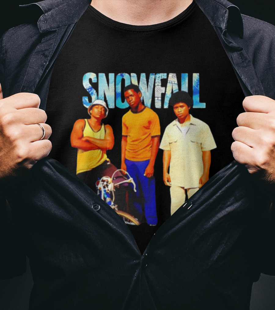 Snowfall 2017 TV Series Damson Idris Carter Hudson Gail Bean Actors T-Shirt